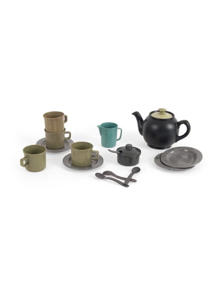 Green Bean Tea Set, 17 Pieces